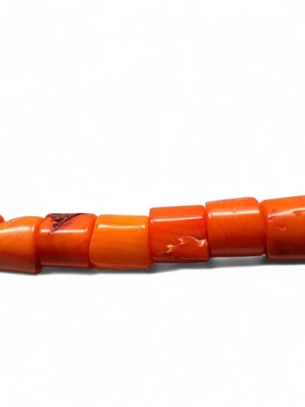 Big Vintage Southwestern Statement Red Coral Branch and Beads Necklace Nature